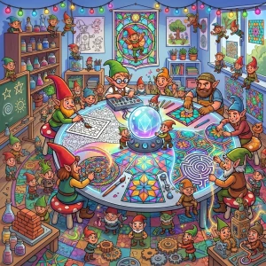 Patchwork de motifs géométriques répétitifs à colorier créé avec le générateur
