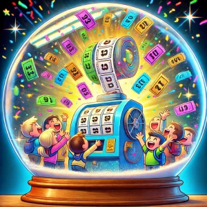 Une loterie scolaire dans une boule à neige