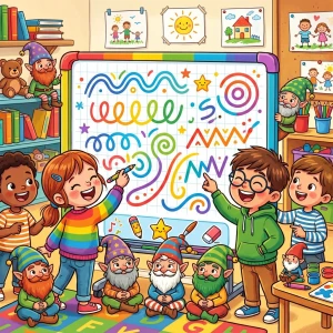 Balise ALT : Générateur de fiches de graphisme à imprimer pour la maternelle