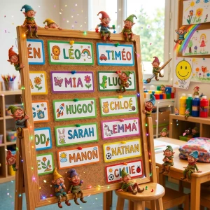 Générateur d’étiquettes prénom personnalisées à imprimer pour la classe