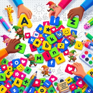 Générateur de lettres découpées pour créer des mots et étiquettes en classe