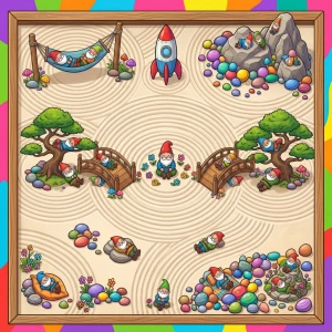 Aperçu de l’application éducative « Jeu Jardin Zen 🧘 » pour la classe
