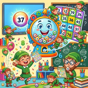 Aperçu de l’application éducative « Jeu du Bingo des nombres ◆ » pour la classe