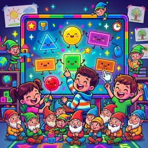 Aperçu de l’application éducative « Jeu Clic Formes Géométriques ◆ » pour la classe