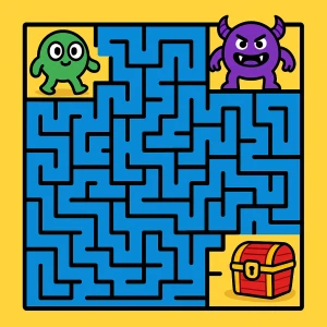 Un jeu de labyrinthe en ligne sur Internet