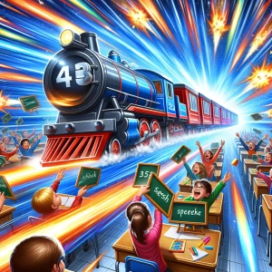 Des élèves écrivent sur leur ardoise des mots le plus vite possible