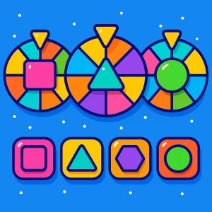 Jeu de reconnaissance des formes géométriques pour la classe